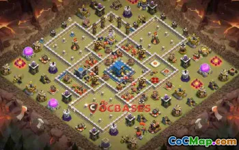 Top Town Hall 12 Trophy Base: Anti 2 Stars & More! #23095