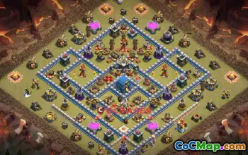 Top Town Hall 12 War Base – Anti 3 Star Strategies #23024