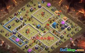 Top Town Hall 12 War Base | Anti 3 Stars & Copy Link #23010