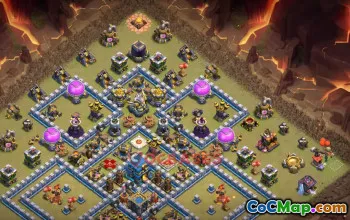 Верхняя Ратуша 12 Военная база | Базовая ссылка Clash of Clans #18758