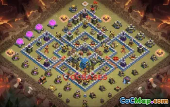 Top Town Hall 12 War Base | Clash of Clans Base Link #22921