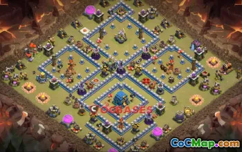 Top Town Hall 12 War Base | Clash of Clans Copy Base Link #23628