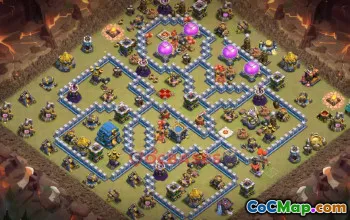 Верхняя Ратуша 12 Военная база | Clash of Clans Копировать ссылку #18734