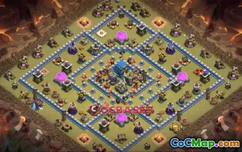 Top Town Hall 12 War Base - Clash of Clans Copy Link #23794
