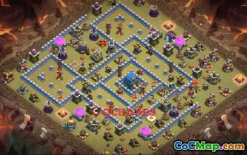 Top Town Hall 12 War Base - Clash of Clans Copy Link #24182