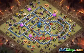 Top Town Hall 12 War Base - Clash of Clans CWL Strategy #23046