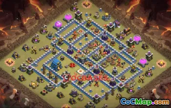 Top Town Hall 12 War Base | Copy Base Link | Clash of Clans #24059