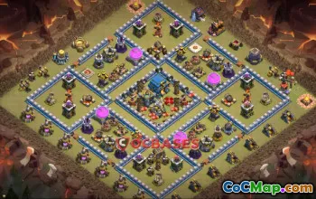 Top Town Hall 12 War Base: Copy Link & Dominate Clans! #23607