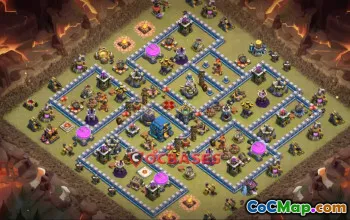 Top Town Hall 12 War Base - Copy Link for Clash of Clans #22742