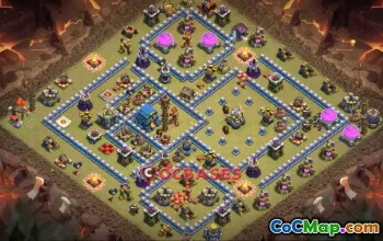 Top Town Hall 12 War Base for Clash of Clans - Copy Link #22909