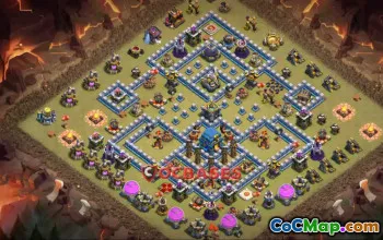 Top Town Hall 12 War Base Layouts for Clash of Clans #23093