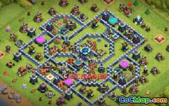 Top Town Hall 13 Base: Anti 2 Stars Strategy in COC #20118