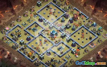 Top Town Hall 13 Base Layouts for Clash of Clans #53782