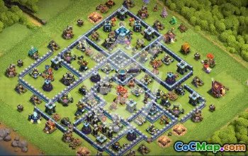 Top Town Hall 13 Base Layouts for Clash of Clans #54154