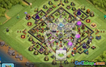 Top Town Hall 13 Base Layouts for Clash of Clans #54399