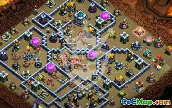 Top Town Hall 13 Base Layouts for Clash of Clans #54634