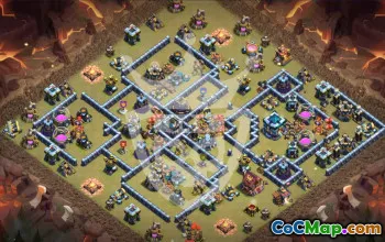 Top Town Hall 13 Base Layouts for Clash of Clans #55970
