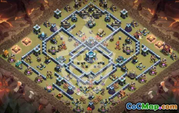 Top Town Hall 13 Base Layouts for Clash of Clans #56106