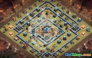 Top Town Hall 13 Base Layouts for Clash of Clans #56193