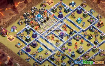 Top Town Hall 13 Base Layouts for CoC #54787
