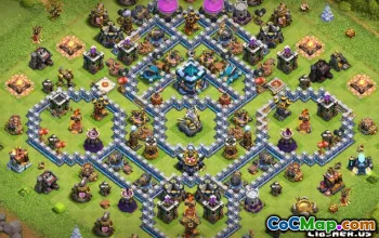 Top Town Hall 13 Base Layouts voor COC - Home, War & Trophy #13256