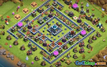 Top Town Hall 13 Base Layouts for CoC | Maps & Links #14992