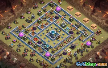 Top Town Hall 13 Base Layouts for CoC - Trophy & War Maps #14668