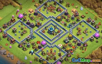 Layouts básicos da prefeitura 13 para CoC: War, Trophy & More #14856