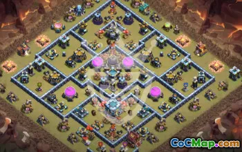 Top Town Hall 13 Base Layouts & Maps #53983