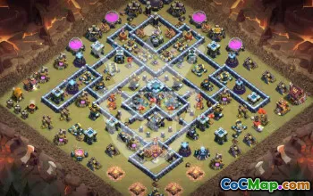 Top Town Hall 13 Base Layouts & Maps #55990