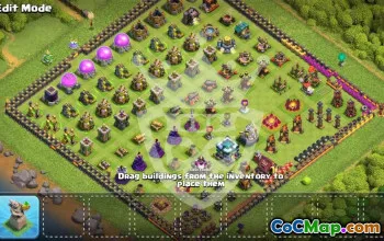 Top Town Hall 13 Base Layouts to Copy #54520