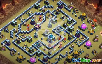 Top Town Hall 13 Base Layouts with Copy Link #52881