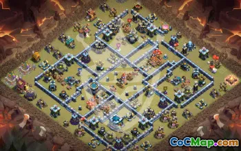 Top Town Hall 13 Base Layouts with Copy Link #53776