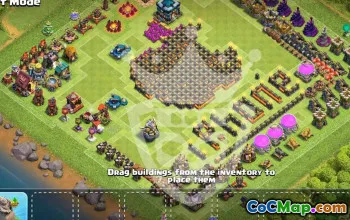 Top Town Hall 13 Base Layouts with Copy Link #54978