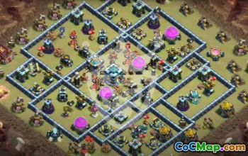 Top Town Hall 13 Base Layouts with Copy Link #55984