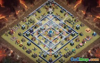 Top Town Hall 13 Base Layouts with Link #53777