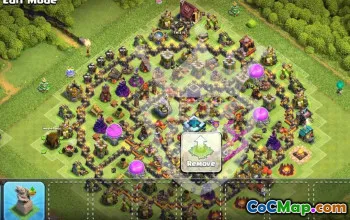 Top Town Hall 13 Clash of Clans Base Layouts #54321
