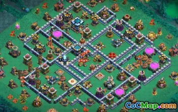 Top Town Hall 13 CoC Base Layouts | Home, War & Trophy Maps #14675