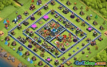 Top Town Hall 13 Układy i mapy bazy COC - Kopiuj teraz! #12850