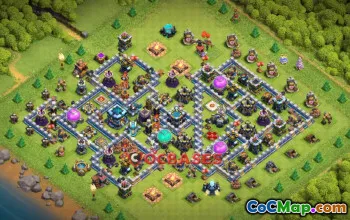 Top Town Hall 13 Farming Base: Anti 3 Star | Clash of Clans #20701