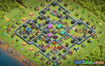 Top Town Hall 13 Farming Base - Clash of Clans Copy Link #19058