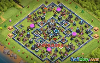 Top Town Hall 13 Farming Base - Clash of Clans Copy Link #21073
