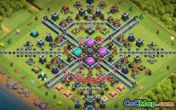 Top Town Hall 13 Farming Base | Clash of Clans Copy Link #21281