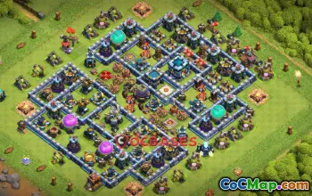 Top Town Hall 13 Farming Base - Clash of Clans Copy Link #21300