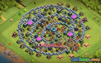 Top Town Hall 13 Farming Base | Clash of Clans Strategy #23708