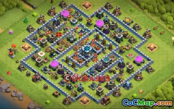 Top Town Hall 13 Farming Base: Copy & Dominate Clash of Clans #22989