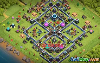 Top Town Hall 13 Farming Base - Copy Link | Clash of Clans #19864