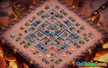 Top Town Hall 13 Farming Base - Copy Link | Clash of Clans #20731