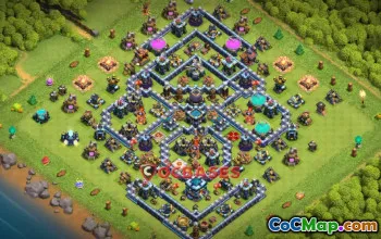Top Town Hall 13 Farming Base | Copy Link | Clash of Clans #21413