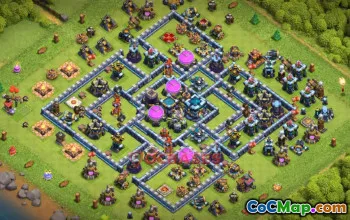Top Town Hall 13 Farming Base - Copy Link for Clash of Clans #20515